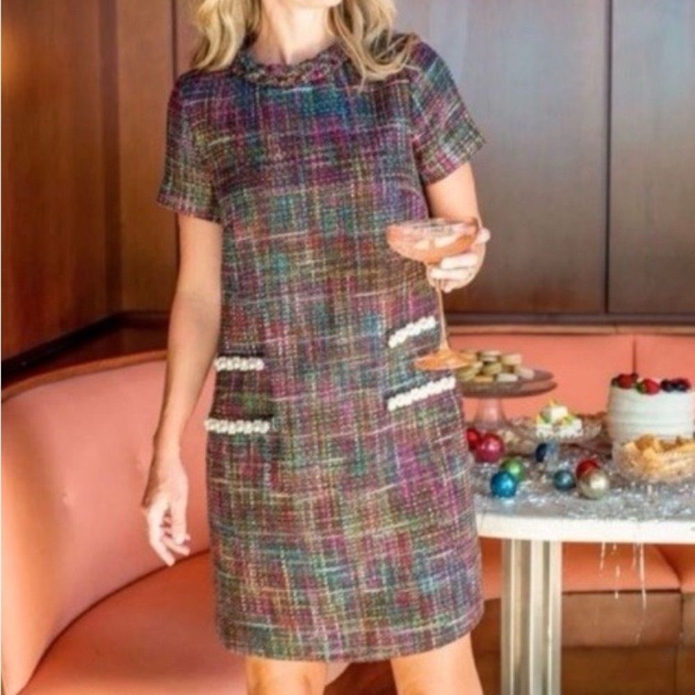 Tuckernuck -Cameron Eubanks Tweed Shift Dress